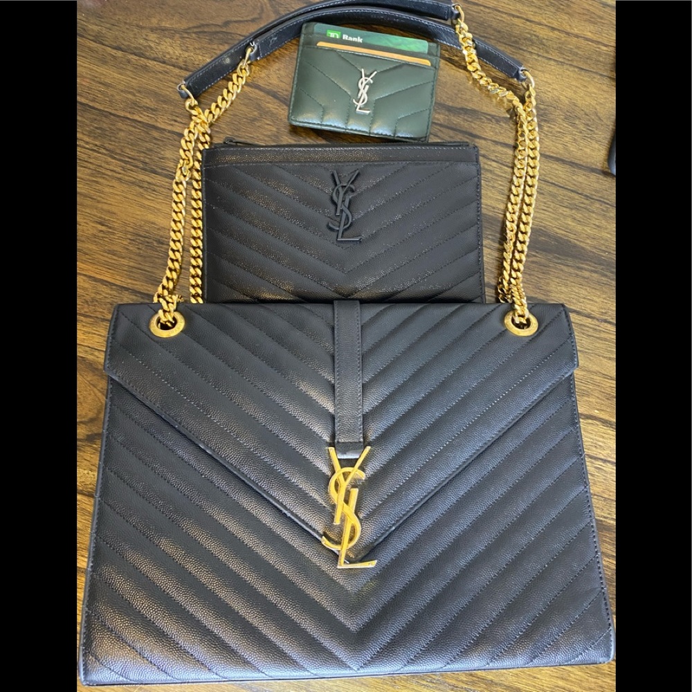 Large YSL Chevron Envelope